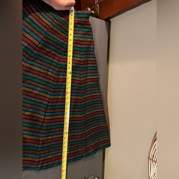 Vintage 1950’s Rainbow Wool Skirt - Picture 7 of 8